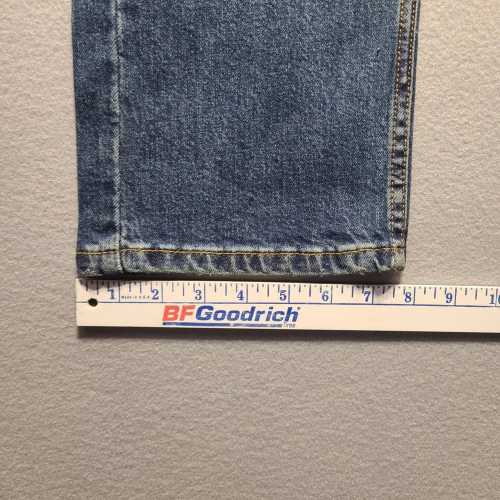 NEW Levi's 513 Slim Straight Jeans Mens 34x30 Blue Flex Stretch Denim 08513-0715